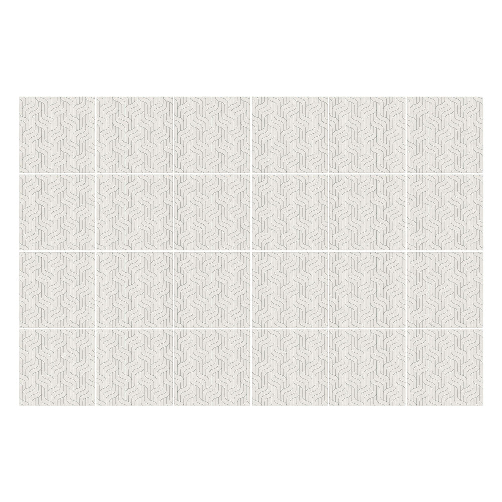 Samolepka na dlaždice Vlny v jemném aranžmá