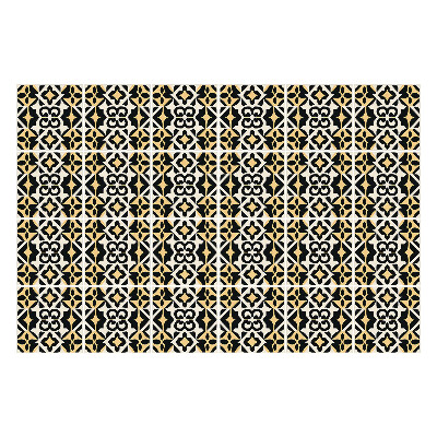 Samolepka na dlaždice Geometrické květinové motivy