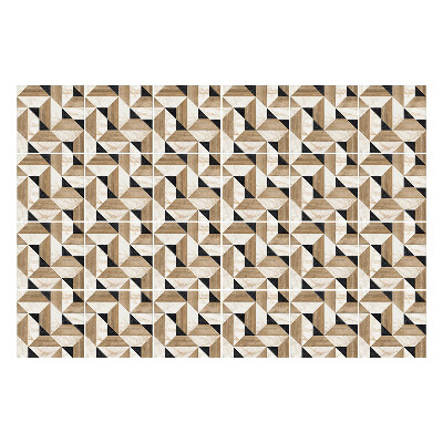 Samolepka na dlaždice Geometrické trojúhelníky