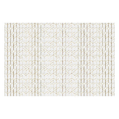 Samolepka na dlaždice Geometrické čáry v mřížce