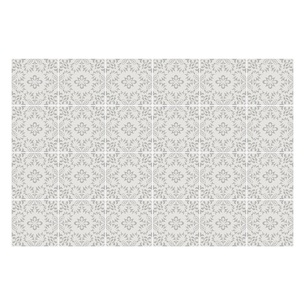 Samolepka na dlaždice Jemné květinové motivy