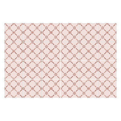 Samolepka na dlaždice Retro vintage vzor