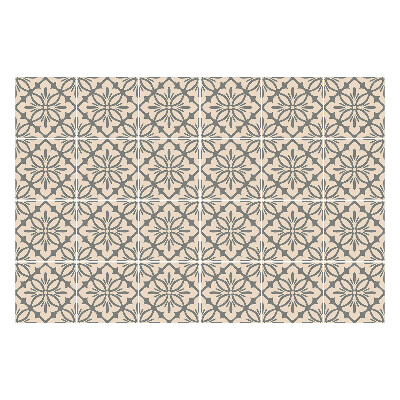 Samolepka na dlaždice Květinové ozdoby v síťovině