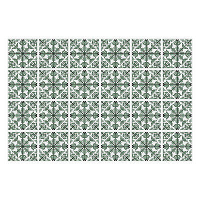 Samolepka na dlaždice Květinové ozdoby v síťovině