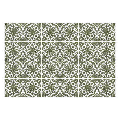 Nálepka na dlaždice Květinový motiv v síťce