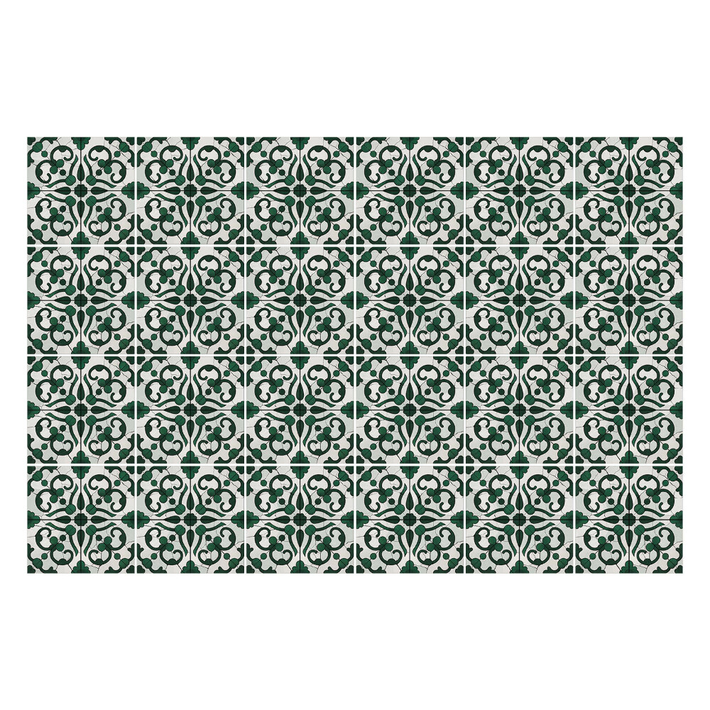 Samolepka na dlaždice Květinový motiv v pozadí