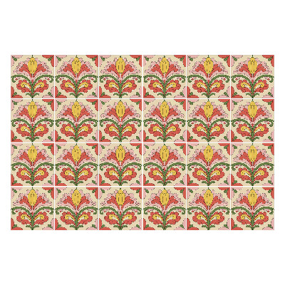 Nálepka na dlaždice Květinové ozdoby v uspořádání