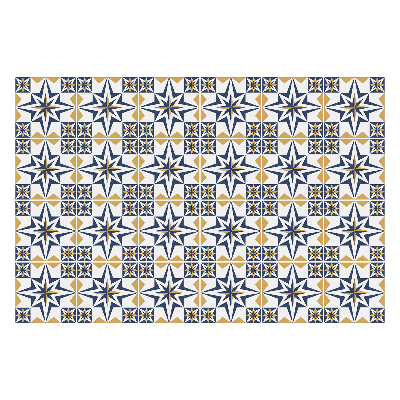 Samolepka na dlaždice Symetrické hvězdy a kosočtverce
