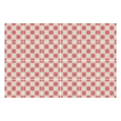 Samolepka na dlaždice Geometrické tvary v mřížce