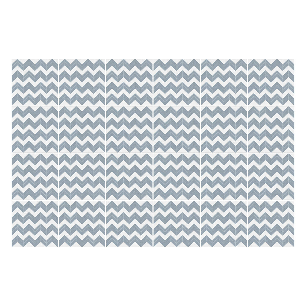 Nálepka na dlaždice Horizontální cikcaky