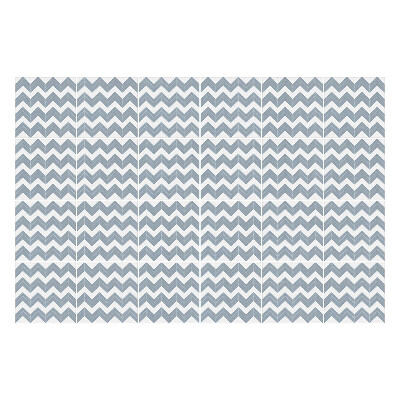 Nálepka na dlaždice Horizontální cikcaky