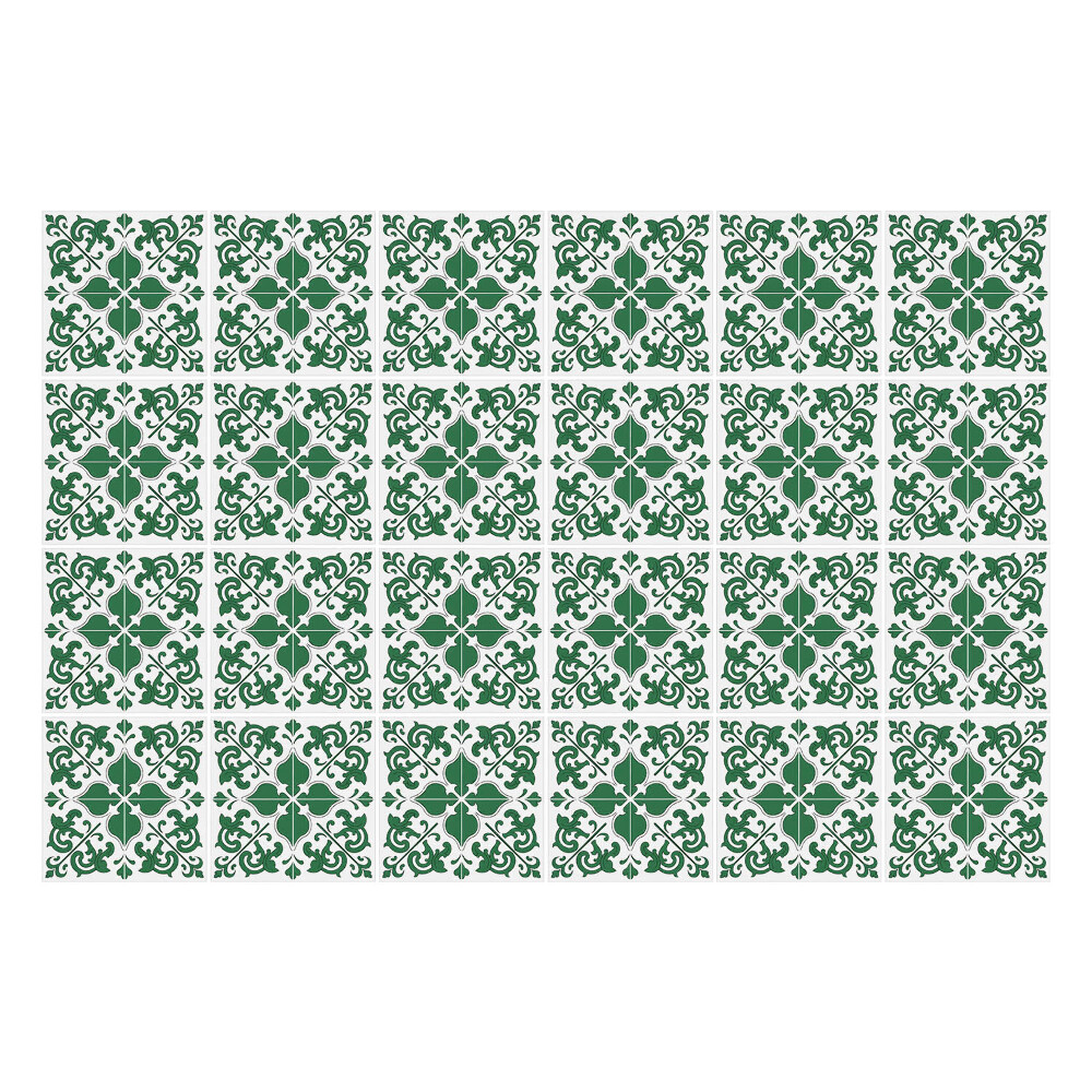 Nálepka na dlaždice Krásně zdobené dlaždice