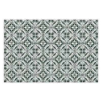 Samolepka na dlaždice Rostlinné motivy v dlaždicích