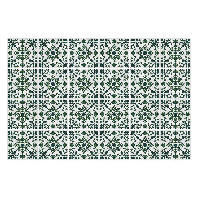 Nálepka na dlaždice Květiny a listy