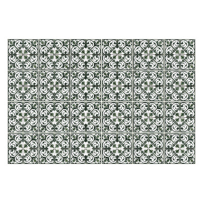 Nálepka na dlaždice Komplexní rostlinné ozdoby