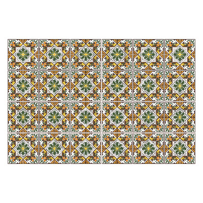 Nálepka na dlaždice Bohatě zdobené dlaždice