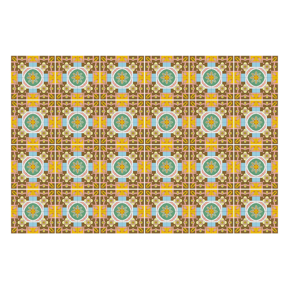 Samolepka na dlaždice Pravidelný vzor dlaždic