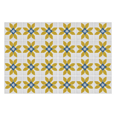 Samolepka na dlaždice Minimalistické květiny