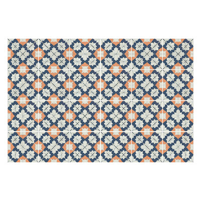 Samolepka na dlaždice Květinové motivy v síťce