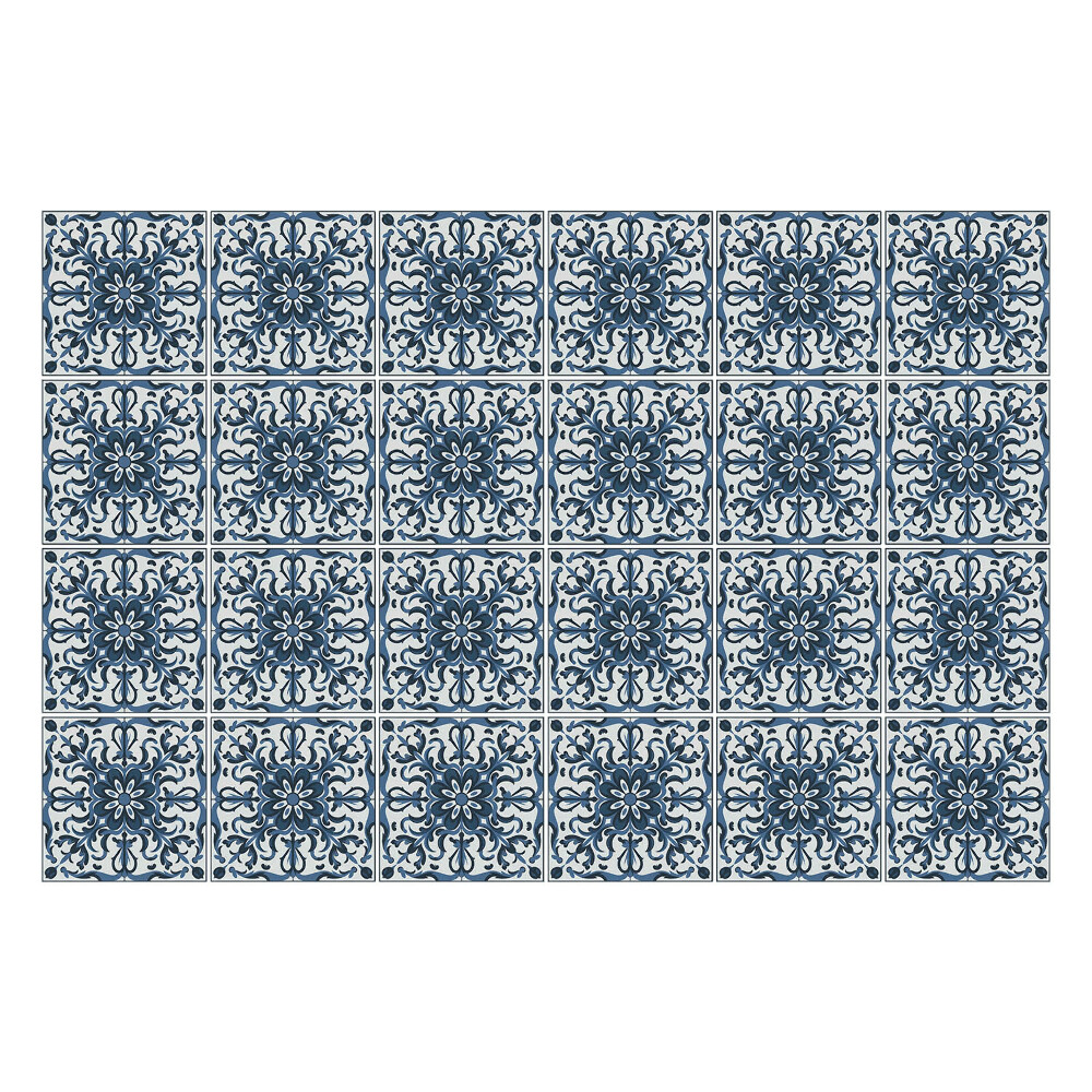 Samolepka na dlaždice Zdobené dlaždice