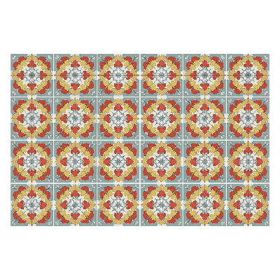 Nálepka na dlaždice Květinové motivy