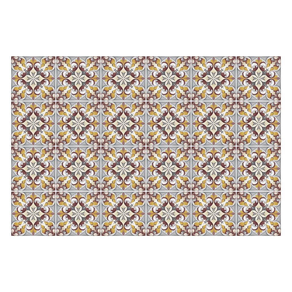 Samolepka na dlaždice Uspořádání květinových ozdob