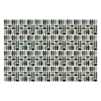 Samolepka na dlaždice Geometrie oválných forem