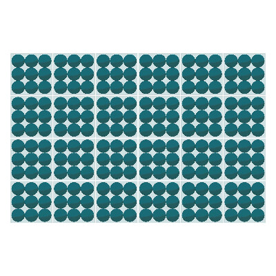 Samolepka na dlaždice Uspořádání kruhů v mřížce