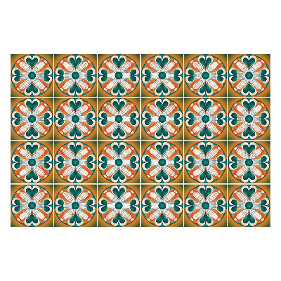 Samolepka na dlaždice Barevný vzor dlaždic