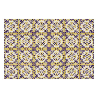 Nálepka na dlaždice Květinové ozdoby