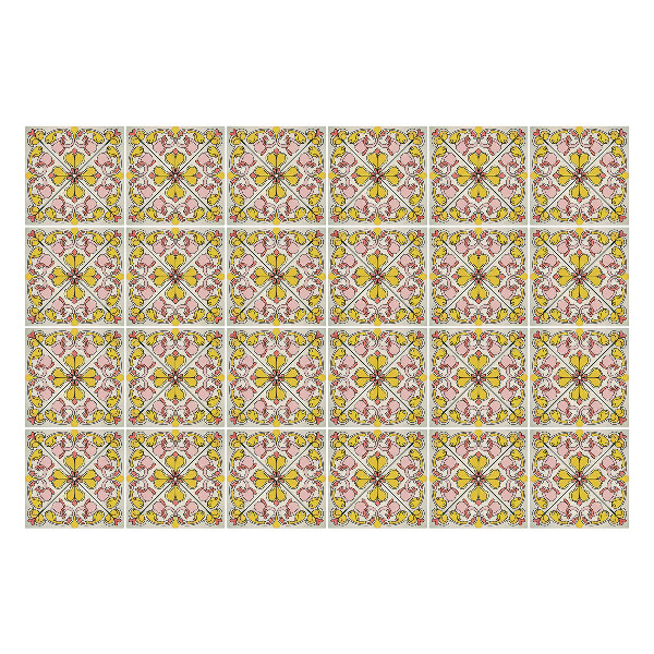 Nálepka na dlaždice Pastelové dlaždice