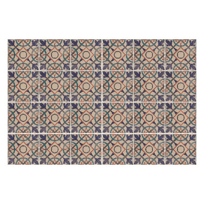 Samolepka na dlaždice Vintage retro dlaždice