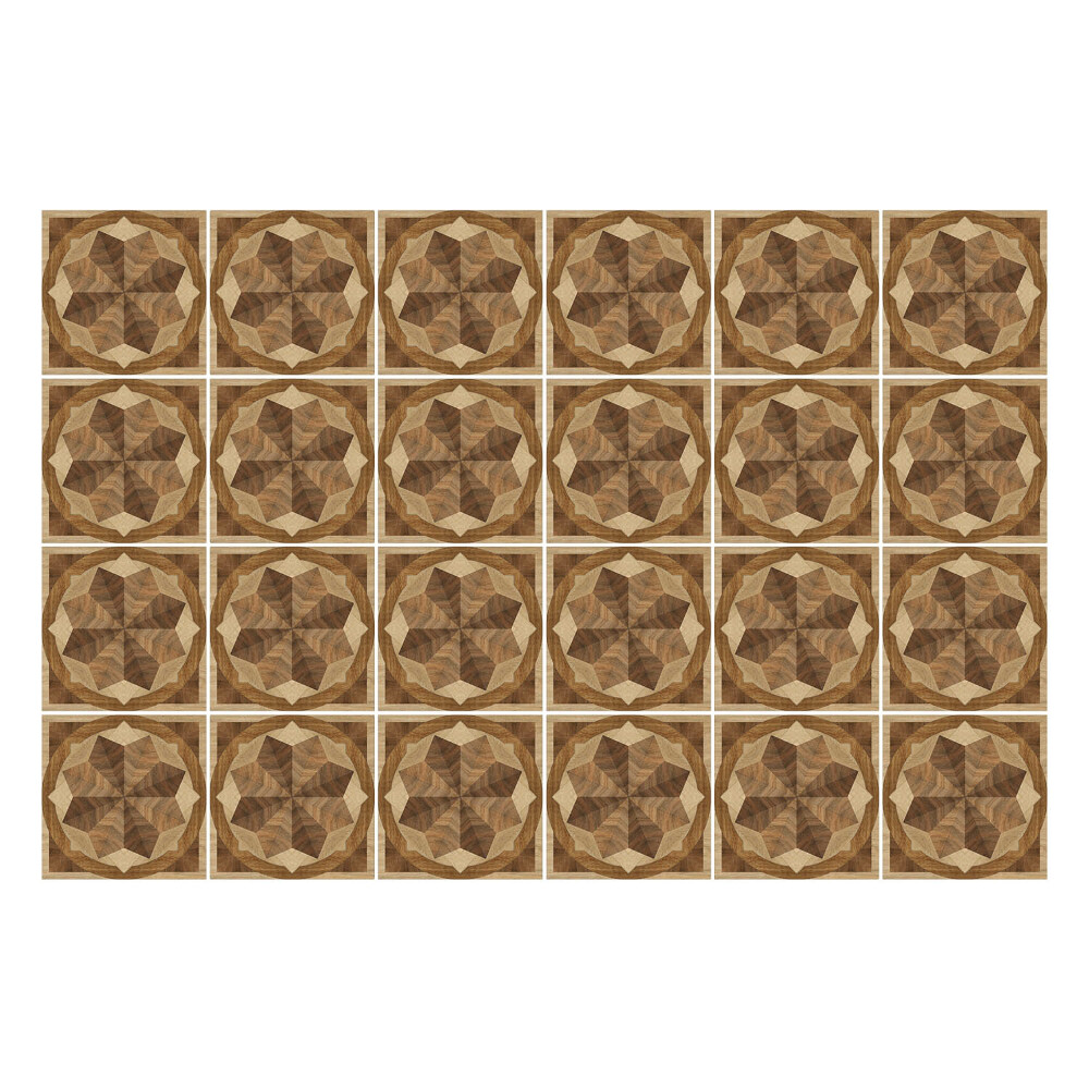 Samolepka na dlaždice Dřevěné hvězdičky