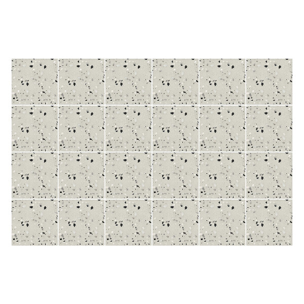 Nálepka na dlaždice Abstraktní motiv s tvary