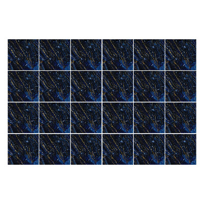 Nálepka na dlaždice Tmavý kobaltový mramor