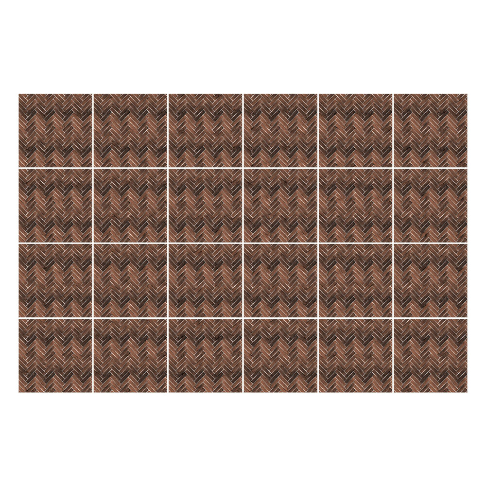 Nálepka na dlaždice Cikcak čáry v látce