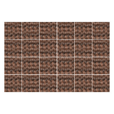 Nálepka na dlaždice Cikcak čáry v látce