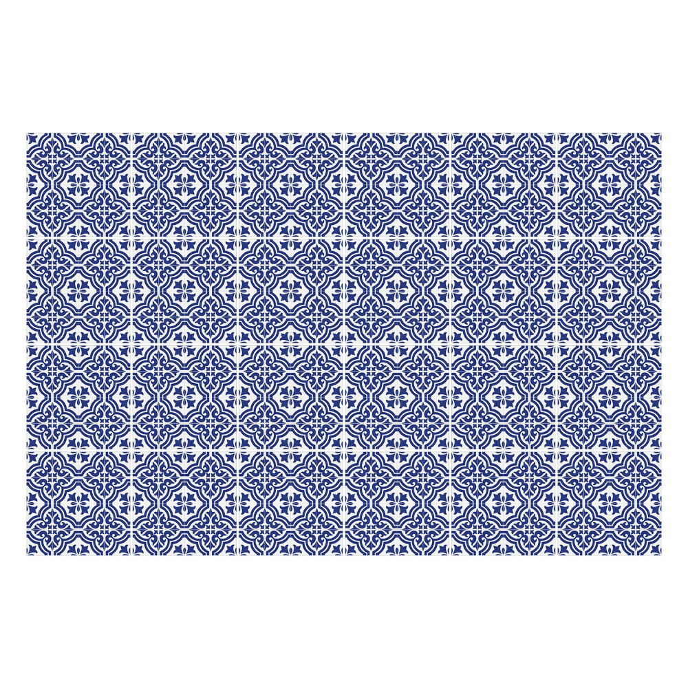 Samolepka na dlaždice Květinové ozdoby v síťovině