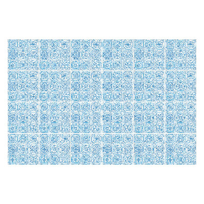 Nálepka na dlaždice Propletené geometrické tvary