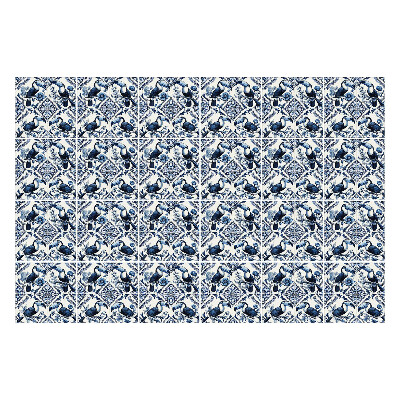 Nálepka na dlaždice Elegantní ptáci a květiny