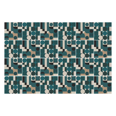 Samolepka na dlaždice Design Bauhaus