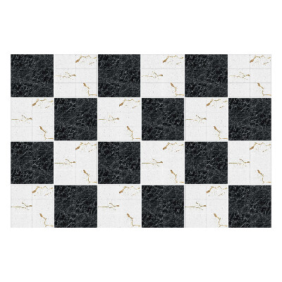 Samolepka na dlaždice Geometrie v kontrastech