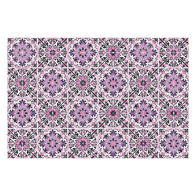 Samolepka na dlaždice Květinové ozdoby online