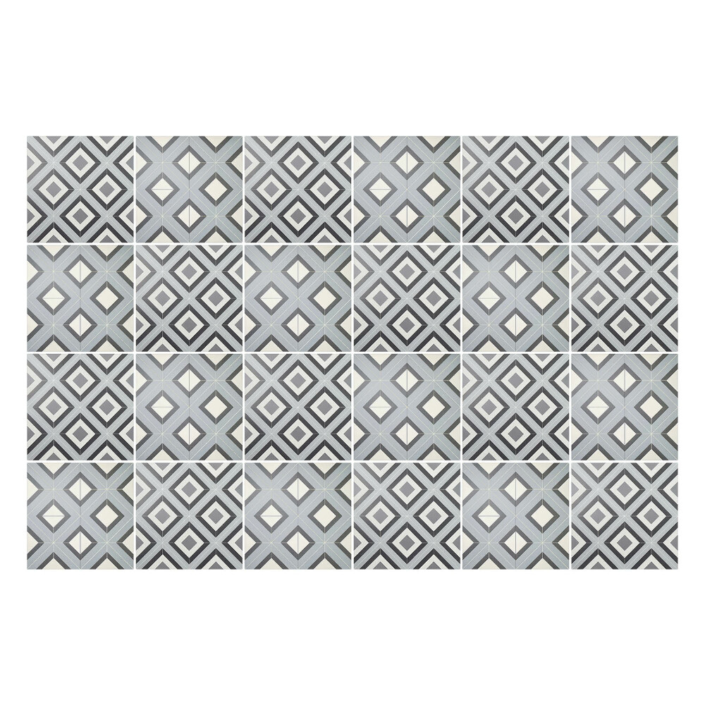 Nálepka na dlaždice Geometrické kosočtverce v mřížce