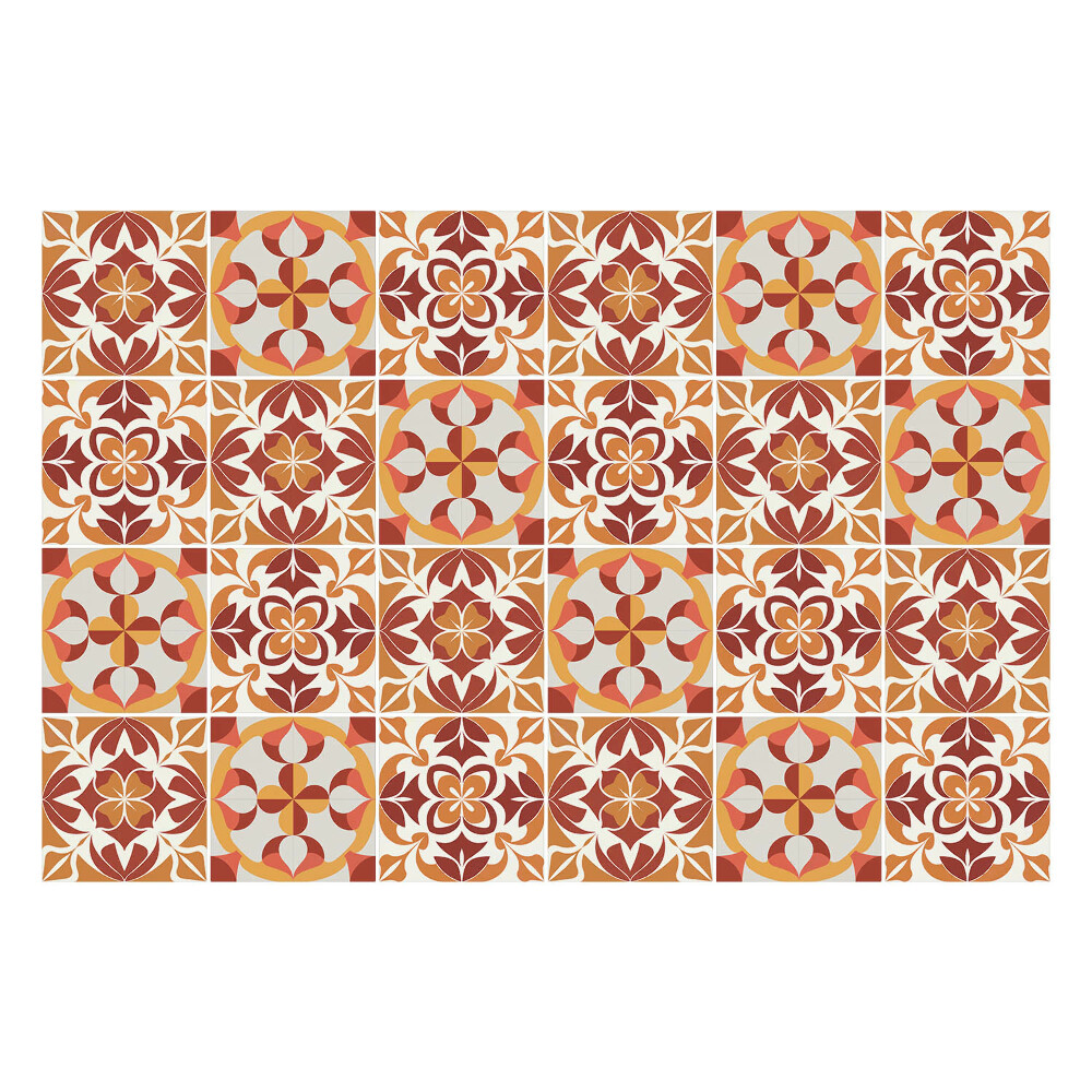 Samolepka na dlaždice Krásná vzorovaná mozaika