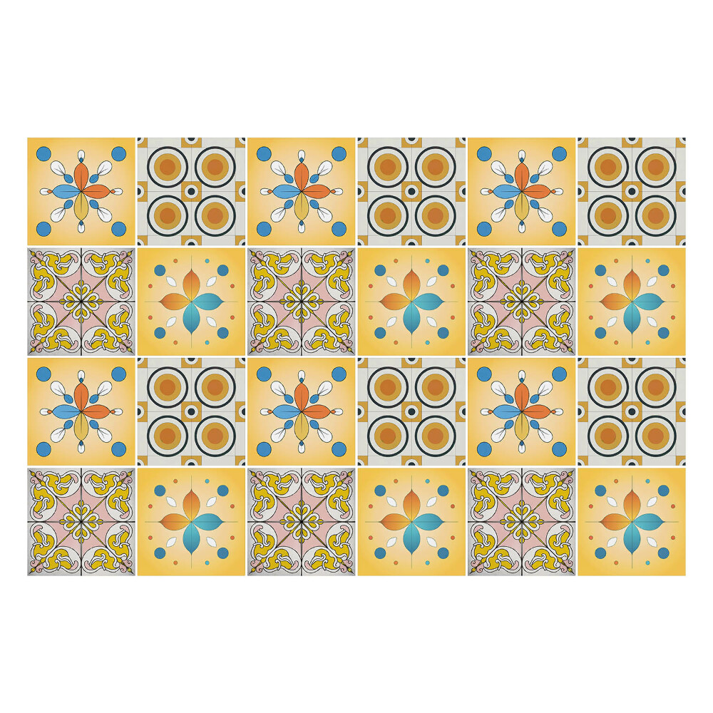 Samolepka na dlaždice Barevné dlaždice