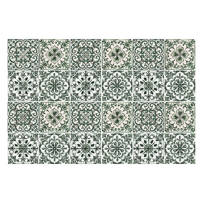 Nálepka na dlaždice Květinové ozdoby v síťovině