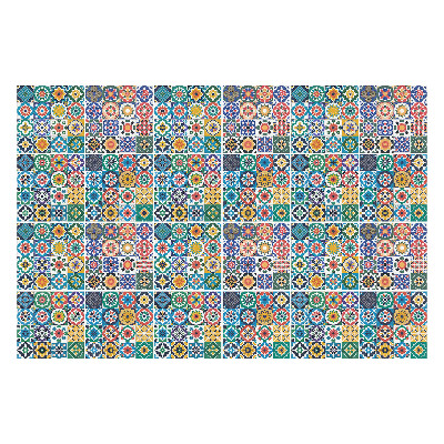 Nálepka na dlaždice Mozaika z barevných dlaždic