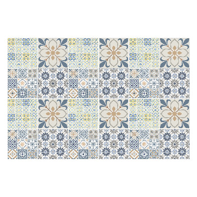 Samolepka na dlaždice Květinové dlaždice