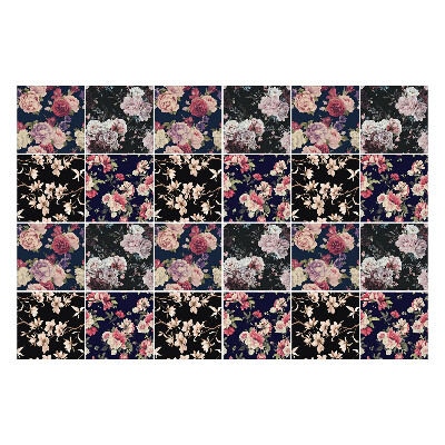 Nálepka na dlaždice Květinové kompozice